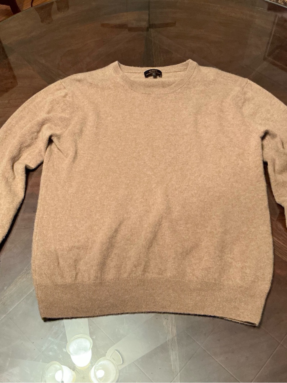 Men's Crewneck Sweater in Light Brown - Brand